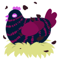 saccharine, a tumblr and wine chicken with a bar pattern