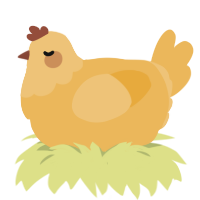 (unnamed), a honey chicken with a head pattern