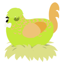 A lime and honey chicken with a half-lace pattern