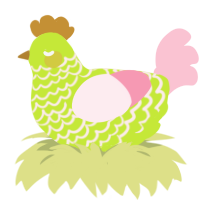 limonchello, a lime and rose chicken with a lace pattern