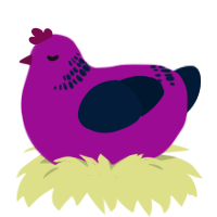 (unnamed), a plum and tumblr chicken with a neck-band pattern