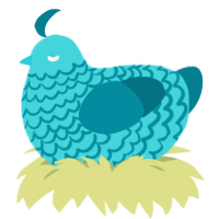 Pool water, a aqua and sea chicken with a lace pattern