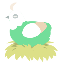 (unnamed), a spring and cream chicken with a head pattern
