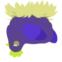 is bro okay, a overcast and indigo chicken with a speckle pattern