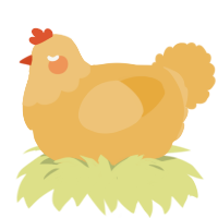 (unnamed), a honey chicken with a head pattern