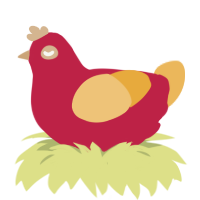 (unnamed), a crimson and honey chicken