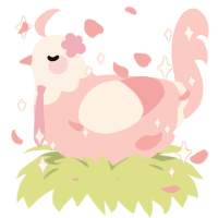 Sakura Chiku, a rose chicken with a head pattern