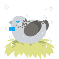 Dante Purgatorio, a mist and grey chicken with a neck-speckle pattern