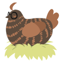 A bark and brown chicken with a bar pattern
