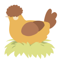 Banana Creme, a honey and brown chicken
