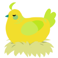 (unnamed), a yellow and lime chicken with a neck-band pattern