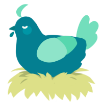 Morning Sky, a sea and mint chicken