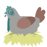 Sport, a ash and russet chicken