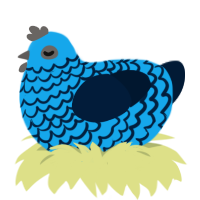 Cheese, a sky and tumblr chicken with a lace pattern