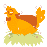 THE Tangerine, a orange chicken with a lace pattern