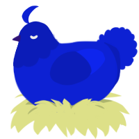 depressed squeky toy, a yellow chicken with a head pattern