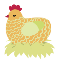 A honey and lemon chicken with a lace pattern