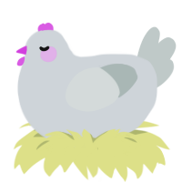 (unnamed), a mist and silver chicken