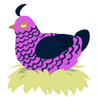 (unnamed), a orchid and tumblr chicken with a lace pattern