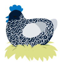 osirius, a tumblr and mist chicken with a double-lace pattern