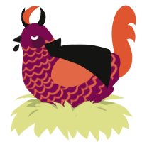 Dragon Tongue, a wine and vermilion chicken with a lace pattern