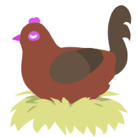 (unnamed), a russet and bark chicken