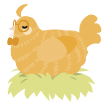 ambrosia, a honey chicken with a bar pattern
