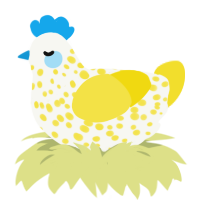 white lemon the v, a white and yellow chicken with a speckle pattern