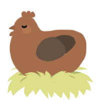 Low Residue, a brown and bark chicken