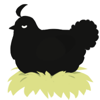 Im a Creep, a black chicken