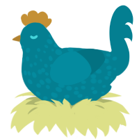 diego, a sea chicken with a speckle pattern