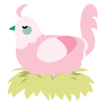 rosiepoo, a rose chicken with a head pattern