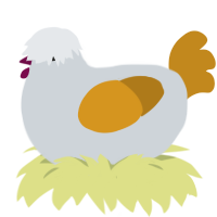 (unnamed), a mist and ochre chicken