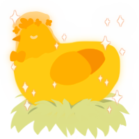 A honey and ochre chicken