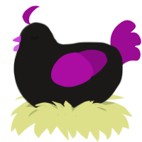 A sable and plum chicken