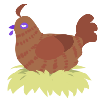 (unnamed), a brown and russet chicken with a bar pattern