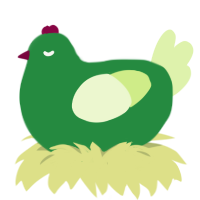 green goblin, a viridian and apple chicken