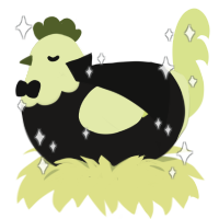 A sable and lemon chicken with a head pattern