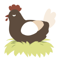 A bark and cream chicken
