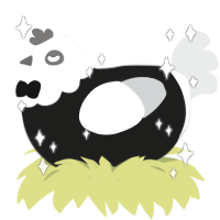 A sable and silver chicken with a head pattern