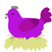Purple Place, a amethyst and plum chicken
