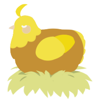 (unnamed), a gold and yellow chicken with a head pattern