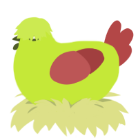 Lime with Salsa, a lime and red chicken