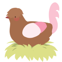 (unnamed), a brown and rose chicken