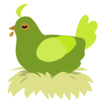 nose goblin, a chartreuse and lime chicken