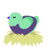 Maleficent, a overcast and spring chicken with a head pattern