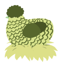 Iceberg Lettuce, a lemon and olive chicken with a lace pattern