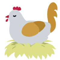 (unnamed), a mist and gold chicken