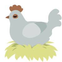 Belt Buckle, a silver chicken