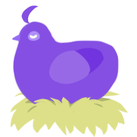 (unnamed), a blurple chicken